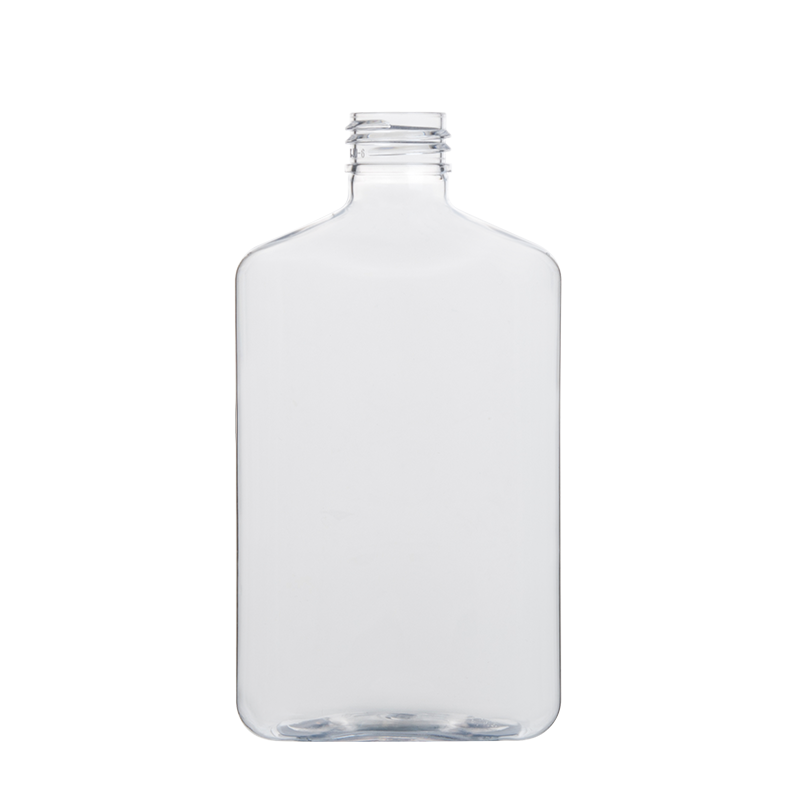 285ml 9.5oz Clear Oval Plastic Bottles PET Oblong Bottles Manufacturer