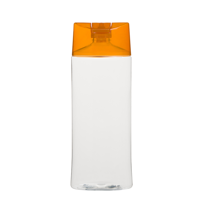 400ml Clear Plastic Bottles Plastic Shampoo Bottles with Flip Over Cap