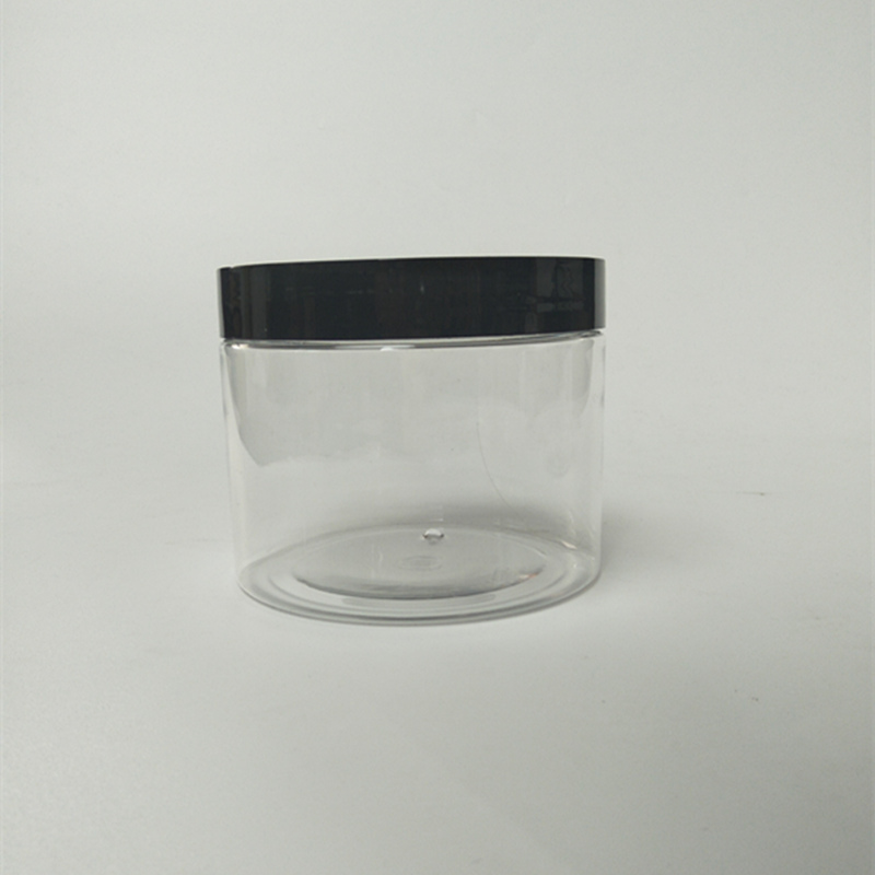 250ml 8oz Plastic PET Amber Jars Straight Sided Jars Manfuacturer