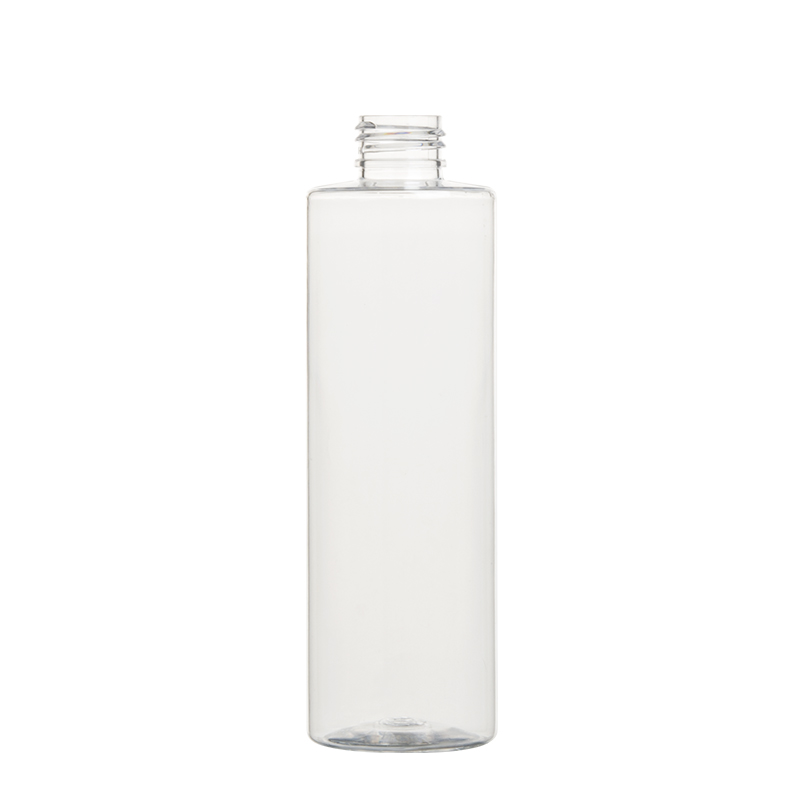 250ml 8oz Clear Plastic PET Cylinder Bottles