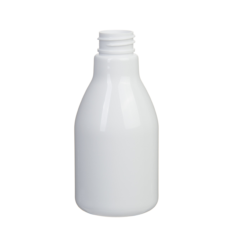 250ml 8oz White Plastic PET Bottles Decorative Shampoo Lotion Bottles