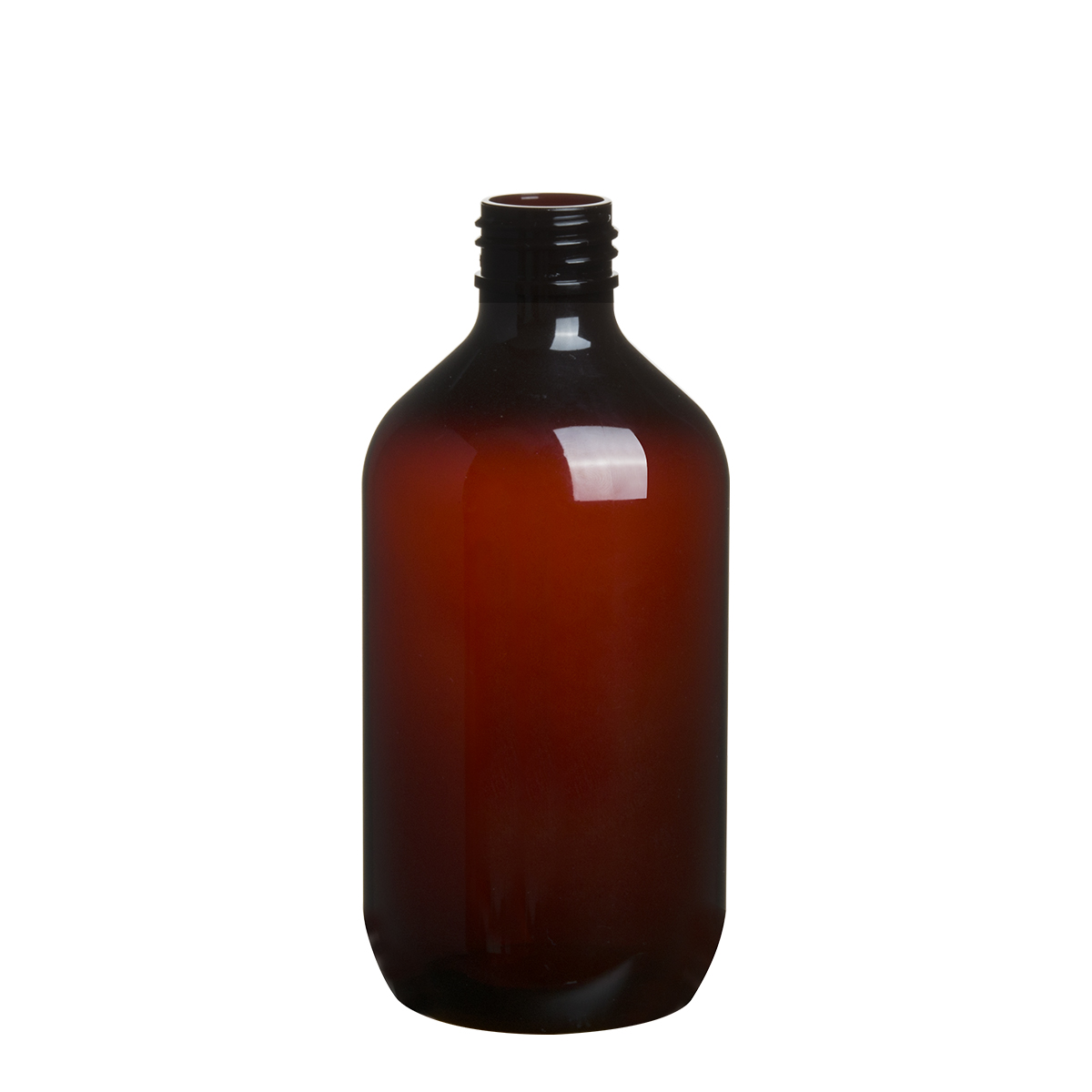 250ml 8oz Plastic PET Amber Round Bottles Plastic Lotion Bottles Shampoo Bottles