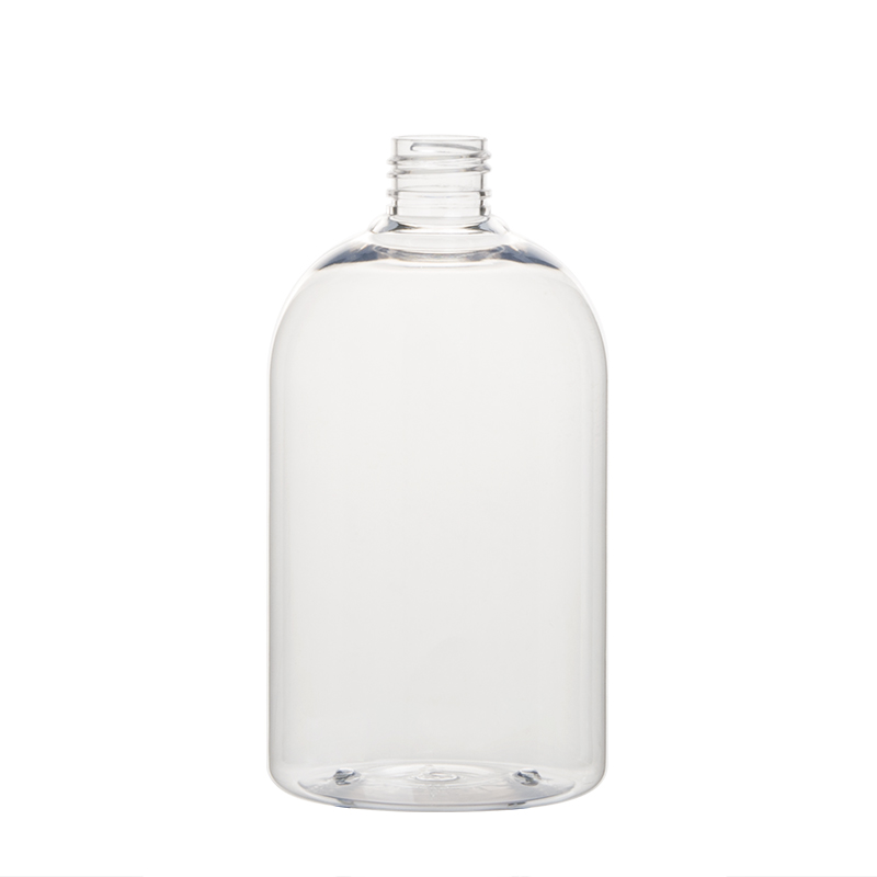 500ml 16.5oz Clear Plastic PET Round Bottles Shampoo Bottles Handwash Bottles Disc Wash Bottles 