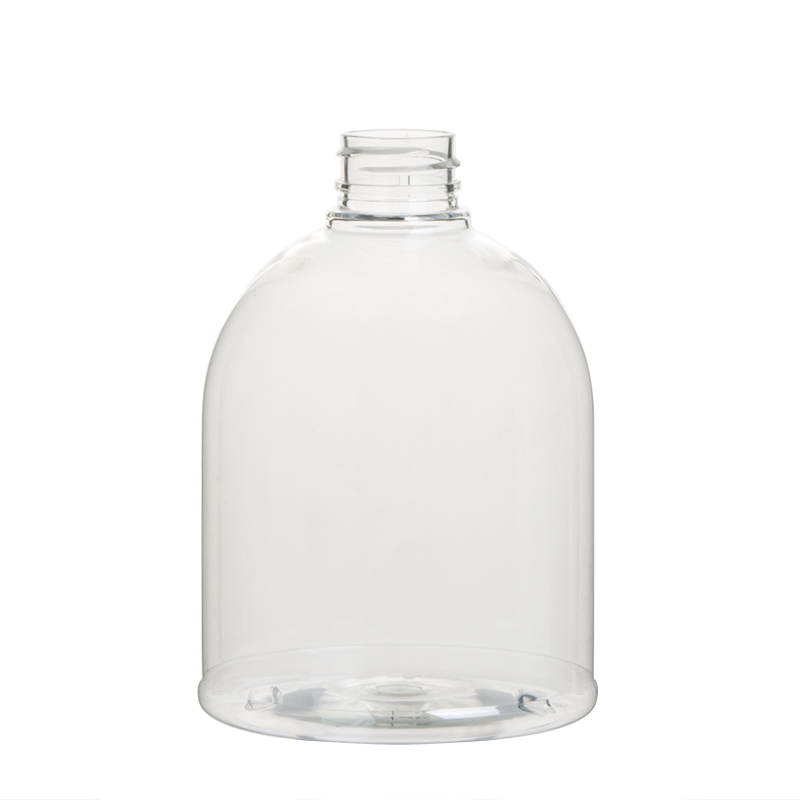 500ml 16.5oz Clear Plastic PET Round Bottles Shampoo Bottles Handwash Bottles Disc Wash Bottles 