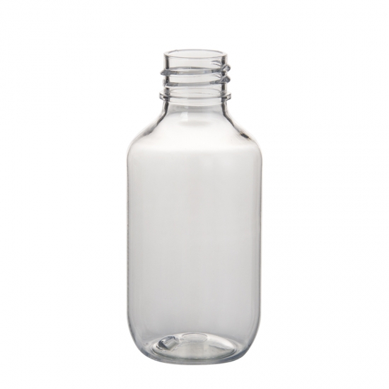 PET Plastic Amber Bottle