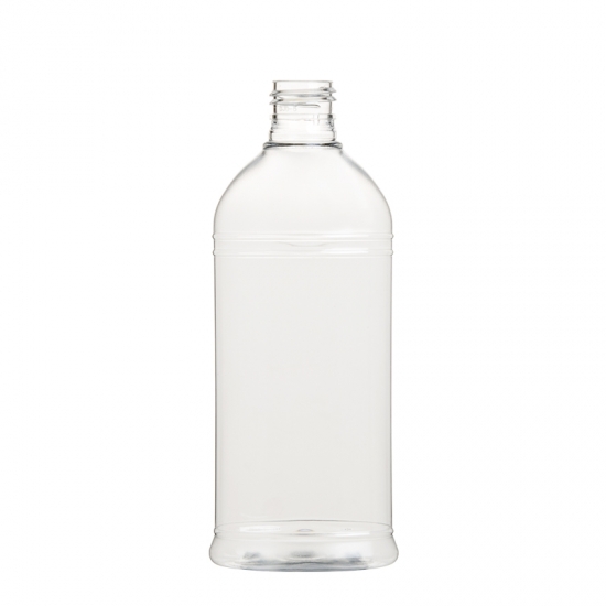 Plastic PET Boston Round Bottle