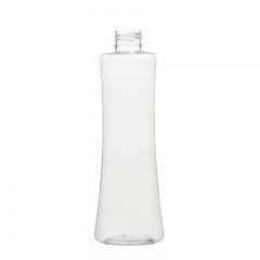 Plastic PET Oval Round Bottle