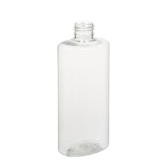 PET Plastic Flat Oval Bottle