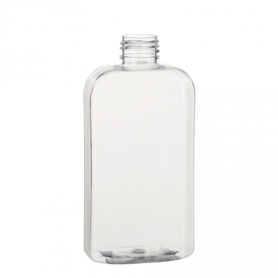 PET Plastic Flat Oval Bottle