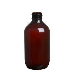 Plastic PET Amber Bottle