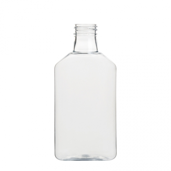 PET Plastic Flat Oval Bottle