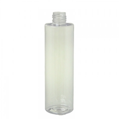 255ml clear cylinder skin toner bottles