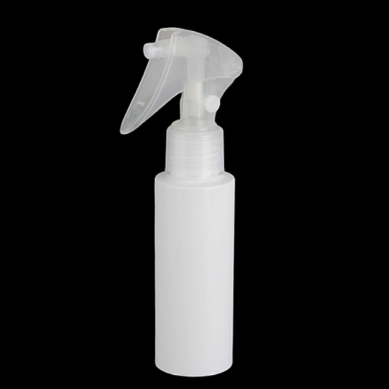 80ml white cylinder round trigger sprayer mini bottles
