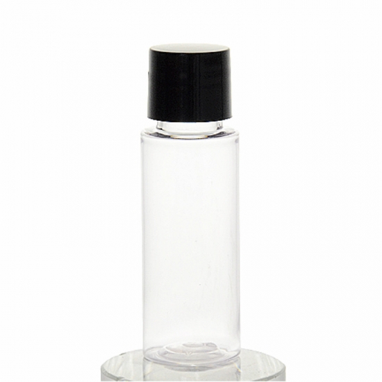 18mm Neck Size 20ml PET Sample Toner bottles with black screw caps