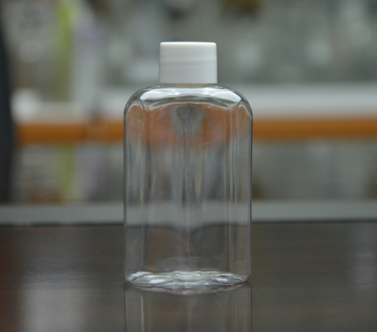 2oz 60ml unique shape empty pet cosmetics packaging bottle