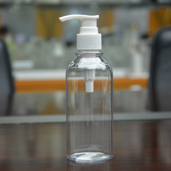 200ml empty round pet pump bottle