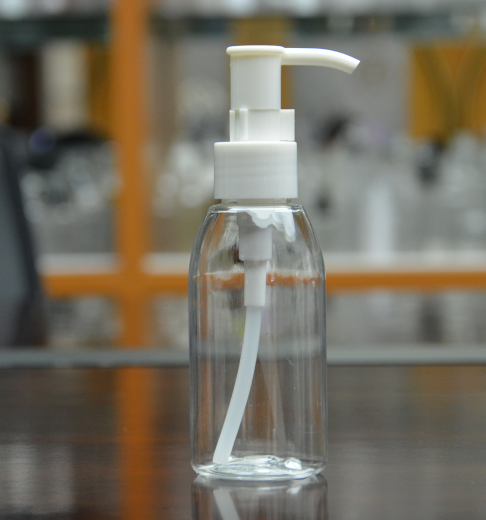 100ml cosmetics packaging PET pump bottle