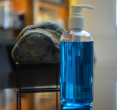 10oz 300ml empty boston round PET pump bottle