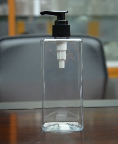 460ml empty square shape pet bottle