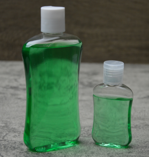 50m 250ml plasticl empty hand sanitizer gel wash-free gel bottles with flip cap