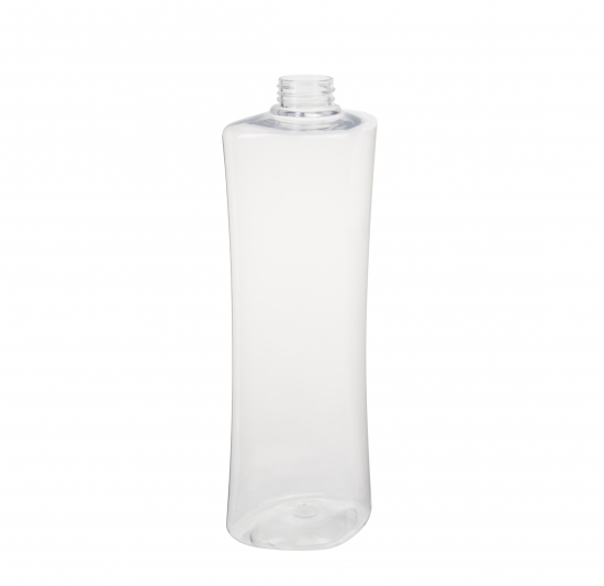 oval 750ml PET bottle unique design for shampoo