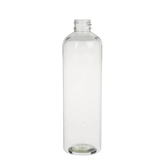 boston round 500ml Refillable cosmetic container clear PET bottle