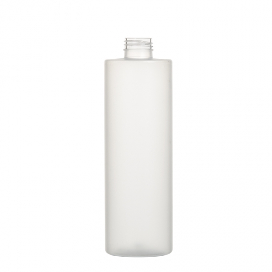 Cylinder flat shoulder round 520ml 28/410 plastic PET bottle