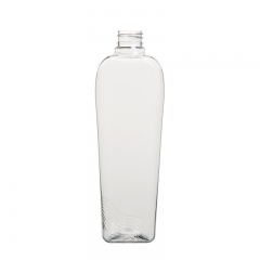 Thin bottom 500ml cosmetic container plastic bottle