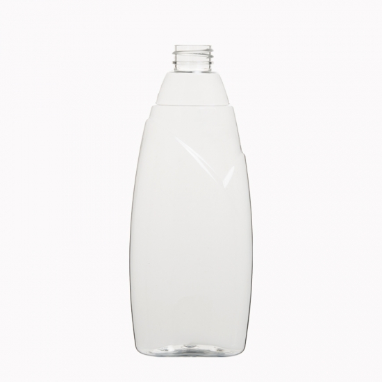 Shoulder with unique design 500ml empty 16oz cosmetic container plastic bottle
