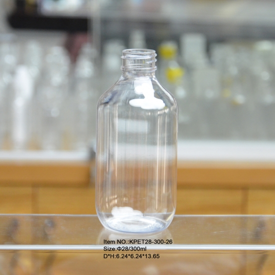 300ml 10oz clear PET bottle