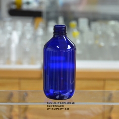 300ml 10oz blue PET bottle