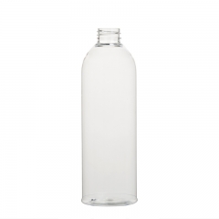 Boston round 500ml empty 16oz cosmetic PET container plastic bottle