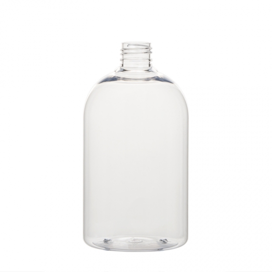 boston round bottle 500ml empty 16oz cosmetic PET Hand sanitizer bottle