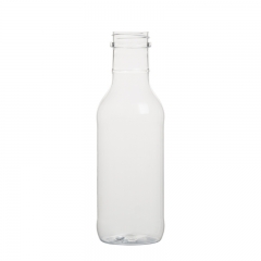 Milk bottle 450ml plastic PET beer bottle
