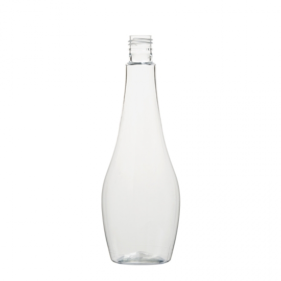 Pot belly bottle 420ml plastic PET bottle for skin care