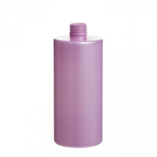 cylinder bottle pink 400ml plastic PET clear bottle