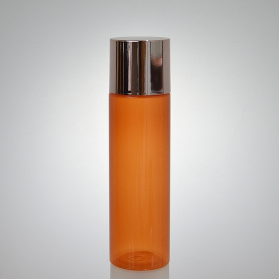 orange colour lotion pump bottle