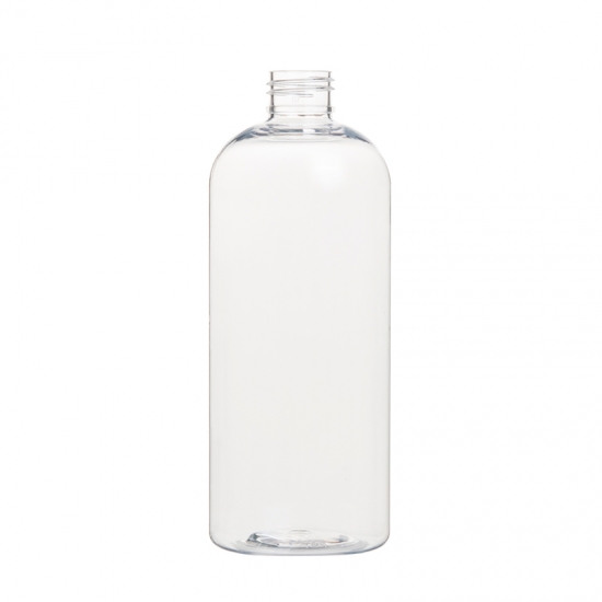 Boston round 393ml PET bottle cosmetic packing plastic bottle