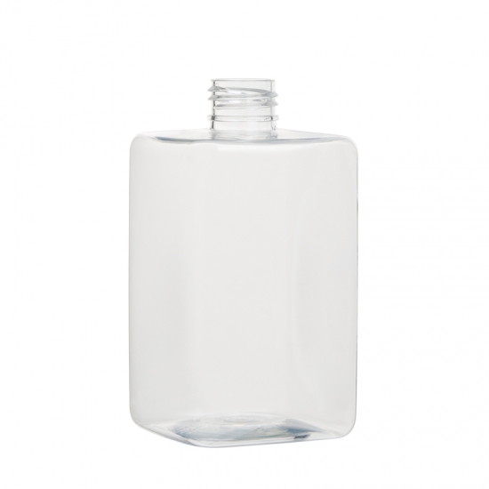 Square bottle 360ml 12oz PET lotion empty bottle