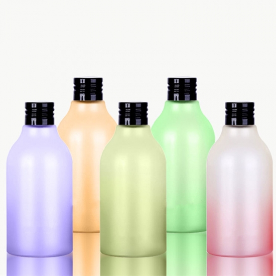 Plastic PET Boston Round Bottles