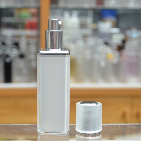 square bottle acrylic cosmetic bottle