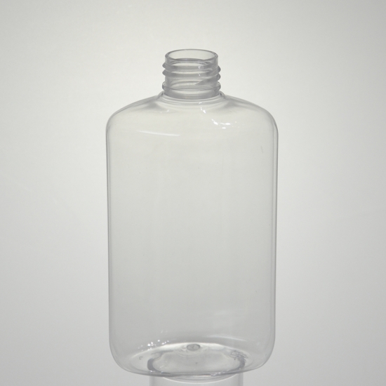 255ml plastic empty flat square water bottle