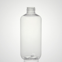 251ml clear PET bullet&cosmo round bottle