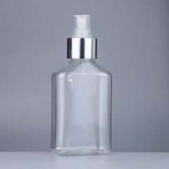 oval flat PET bottle