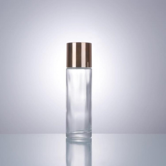 glass skin care bottle