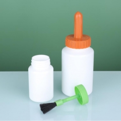 hoof oil brush plastic jar