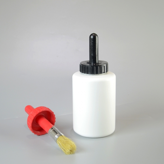 450ml HDPE bottle with brush